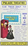 1940S THEATRE POSTER – CHARLEY'S AUNT - PALACE THEATRE