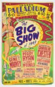 1940S THEATRE POSTER – 1949 BIG SHOW - LONDON PALLADIUM