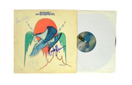 THE EAGLES - EAGLES ON THE BORDER - SIGNED VINYL LP RECORD