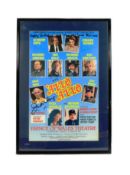 ALLO ALLO (BBC SITCOM) - FULL CAST SIGNED TOUR POSTER