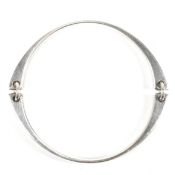 MODERNIST SILVER BRACELET - BENT GABRIELSEN FOR HANS HANSEN