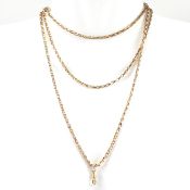 9CT GOLD ALBERT CHAIN