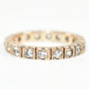 9CT ROSE GOLD & DIAMOND ETERNITY RING