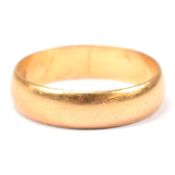 HALLMARKED 22CT GOLD BAND RING