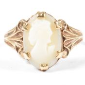 HALLMARKED 9CT GOLD CAMEO RING