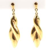 HALLMARKED 9CT GOLD PENDANT EARRINGS