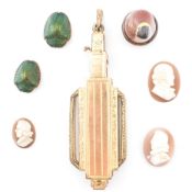 COLLECTION OF ANTIQUE JEWELLERY & ACCESSORIES