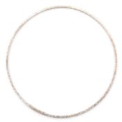 ITALIAN 14CT WHITE GOLD BANGLE