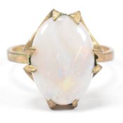 HALLMARKED 9CT GOLD & OPAL RING