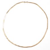 HALLMARKED 9CT GOLD SNAKE CHAIN NECKLACE