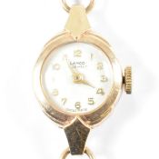 HALLMARKED 9CT GOLD LANCO LADIES WRISTWATCH