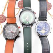 THREE SWAN & EDGAR GENTLEMAN'S WRISTWATCHES BOXED