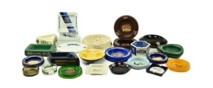 SELECTION OF 20TH CENTURY & LATER PUB ADVERTISING ASHTRAYS