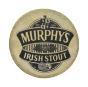 MURPHY'S IRISH STOUT - VINTAGE ADVERTISING DRUM