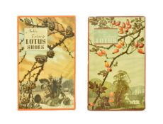 LOTUS SHOES - PAIR OF VINTAGE ADVERTISING SHOWCARDS