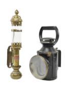 GWR & BRE - TWO VICTORIAN / EDWARDIAN WALL MOUNTED LAMPS