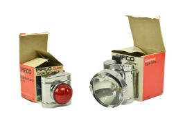 PIFCO - TWO VINTAGE CYCLE LAMPS IN ORIGINAL BOXES