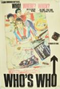 20TH CENTURY ICA GALLERY ' THE WHO ' TRIBUTE EXHIBITION POSTER