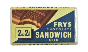 VINTAGE CHOCOLATE DUMMY BAR - MID CENTURY FRY'S BAR