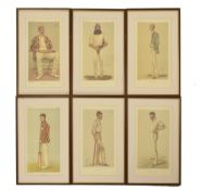 VANITY FAIR LITHOGRAPH PRINTS OF CRICKETERS BY SPY
