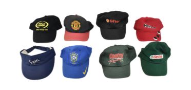 PETROLIANA - COLLECTION OF EIGHT VINTAGE ADVERTISING CAPS