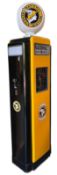 1940S NATIONAL BENZOLE PETROL PUMP AND GLOBE