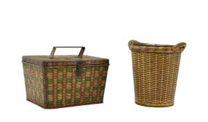 HUNTLEY & PALMER - TWO EDWARDIAN NOVELTY BISCUIT TINS