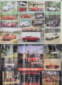 MOTOR RACING - VINTAGE TRIUMPH & MG AUTOMOBILE POSTERS