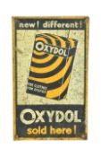 OXYDOL - MID CENTURY POINT OF SALE TIN ADVERTISING SIGN