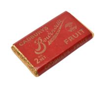 VINTAGE CHOCOLATE DUMMY BAR - MID CENTURY FRY'S CREAM