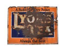 EARLY 20TH CENTURY ENAMEL SHOP DISPLAY SIGN