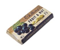 VINTAGE CHOCOLATE DUMMY BAR - MID CENTURY CADBURYS BAR