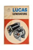 MID CENTURY LUCAS GENERATORS PICTORIAL SHOWCARDS