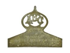 MID CENTURY CAST ALUMINIUM SIGN FOR ASTLEY BROOK