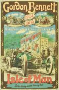 PETER HEARSEY COMMEMORATIVE POSTER FOR 1904-05 ISLE OF MAN