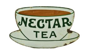 20TH CENTURY NECTAR TEA ADVERTISING PORCELAIN ENAMEL SIGN
