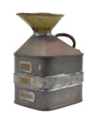 VINTAGE CHECKPUMP PETROL MEASURING CANISTER