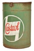 CASTROL - LARGE VINTAGE POINT OF SALE FORECOURT OIL DRUM