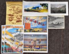 MOTOR RACING - COLLECTION OF ADVERTISING POSTERS