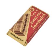 VINTAGE CHOCOLATE DUMMY BAR - MID CENTURY FRY'S CREAM