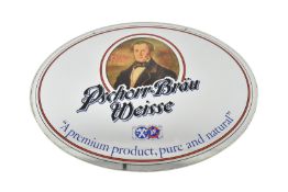 20TH CENTURY PSCHORR-BRAU WEISSE PUB ADVERTISING MIRROR
