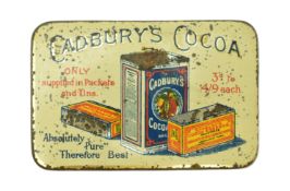 CADBURYS COCOA - EARLY 20TH CENTURY ADVERTISING VESTA TIN