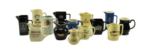 SELECTION OF 20TH CENTURY ADVERTISING PUB BEER JUGS