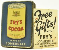 FRYS BREAKFAST COCOA - EARLY 20TH CENTURY VESTA CASE TIN