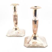 PAIR OF FINNISH (FINLAND) SILVER HALLMARKED CANDLESTICKS