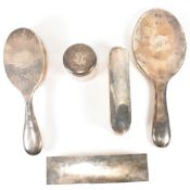 HALLMARKED SILVER DRESSING TABLE WARE