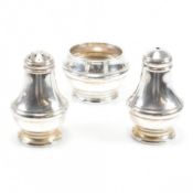 HALLMARKED SILVER CONDIMENT SET
