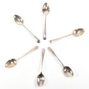 1960S HALLMARKED SILVER TEASPOONS CASED