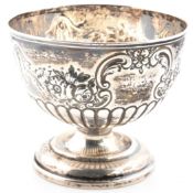 SILVER SUGAR BOWL VICTORIAN HALLMARKED