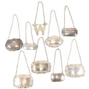 COLLECTION OF 18TH 19TH 20TH CENTURY DECANTER LABELS